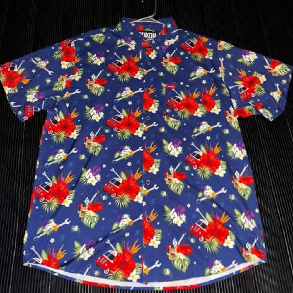 Snap-On Dixxon Flannel Hawaiian Shirt